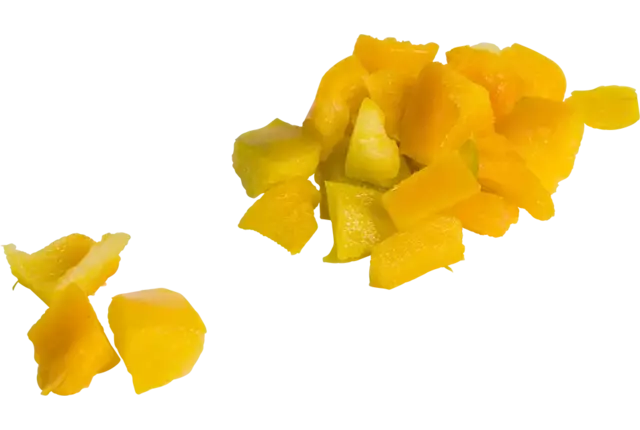 Paprika geel brunoise 20mm zak 1kg